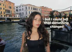 I could tell that