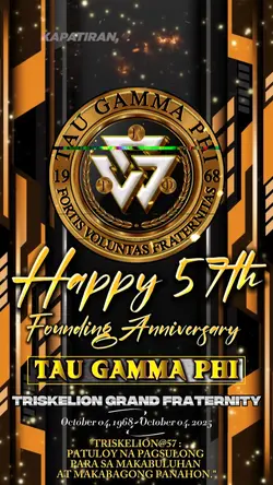 Tau gamma phi 57th