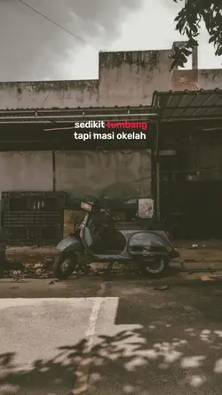 sedikit tumbang 