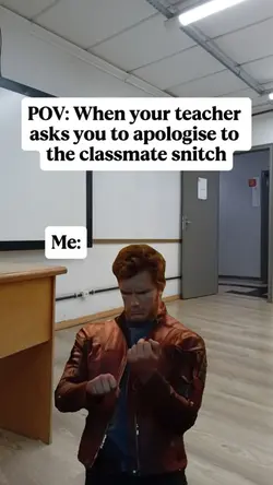 Pov when my teacher