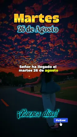 Martes 26 de Agosto 