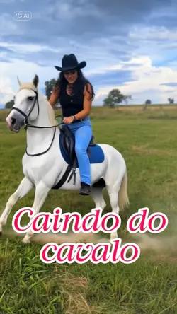 caindo do cavalo