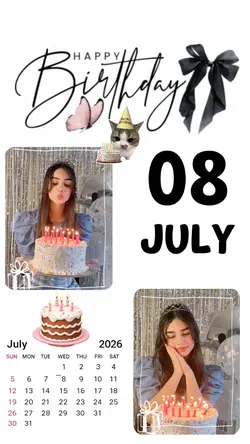 happy birthday 8JULY