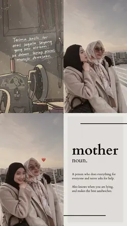 2 foto hari ibu