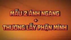 Mẫu 2 ảnh ngang