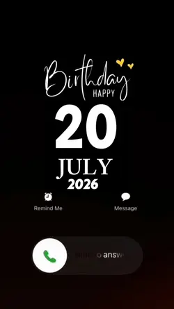 Hbd 20 July 2026 