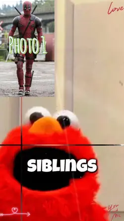 Siblings be like