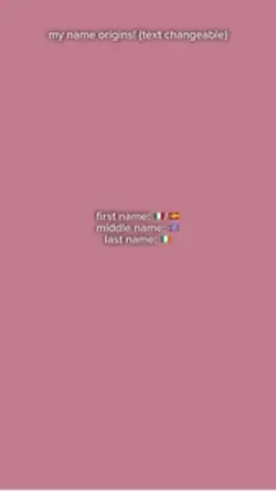 i love my name 🥰🥰