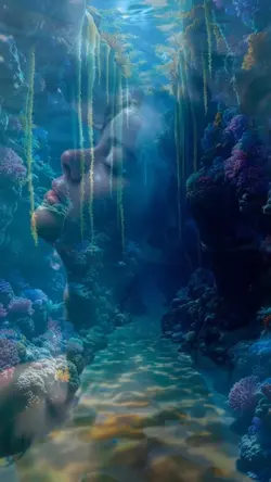 Under water