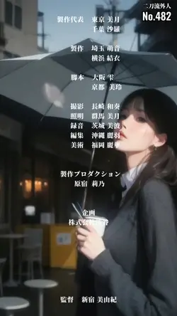 映画のエンドロール風