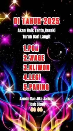 Weton jawa di 2025