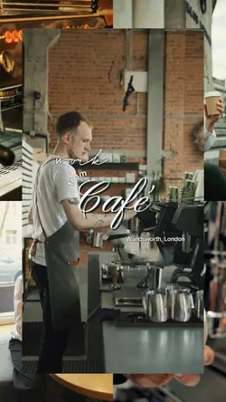 Work from cafe vlog