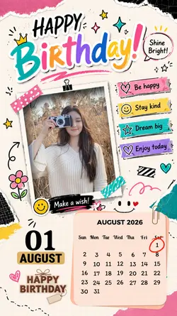 HBD 1 AUGUST 2026