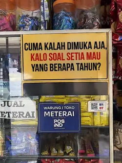 CUMA KALAH DIMUKA