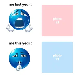 me last & this year