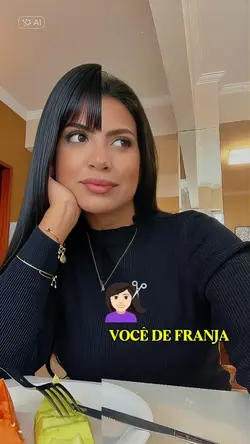 você de franja