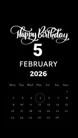 HBD 5 FEBRUARY 2026 