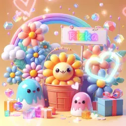 3d cute name 