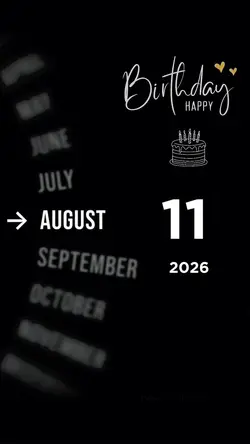 Hbd 11 August 2026 