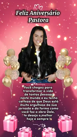 ANIVERSÁRIO PASTORA