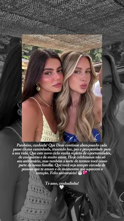 parabéns cunhada 