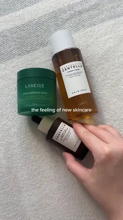 new skincare asmr
