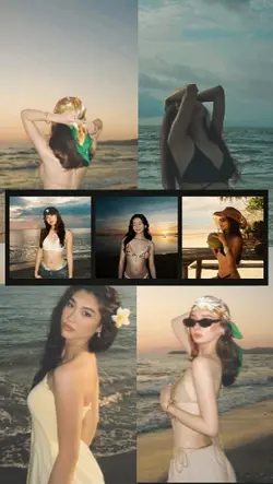 7 photos beach