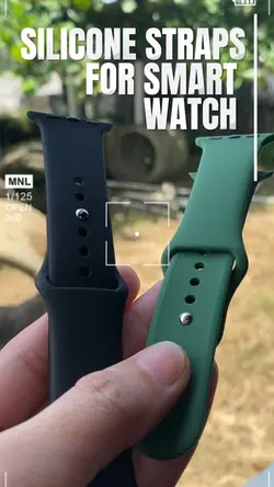 Silicone straps