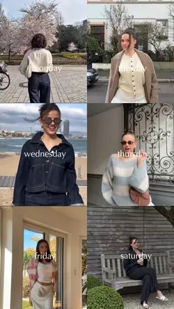 OOTD Monday Saturday