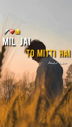 Mil jai to mitti🫠