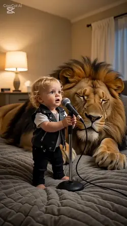 il bambino e il leon