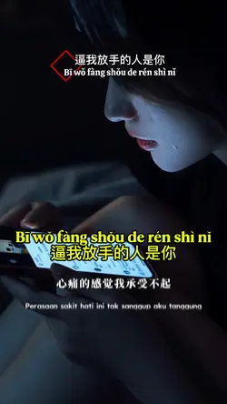 逼我放手的人是你
