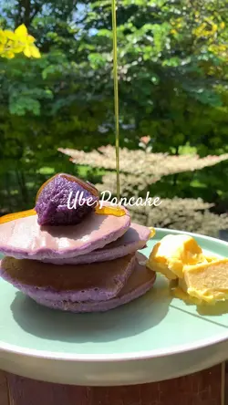 Ube pancake