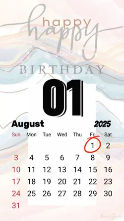 birthday 01 August
