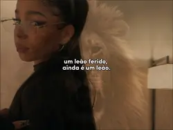 Um leão ferido 