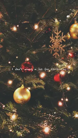 all i want for Xmas