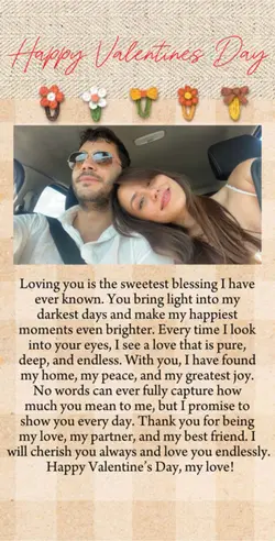 Valentines message 