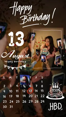 HBD 13 AUGUST