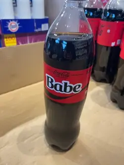 Cola with word