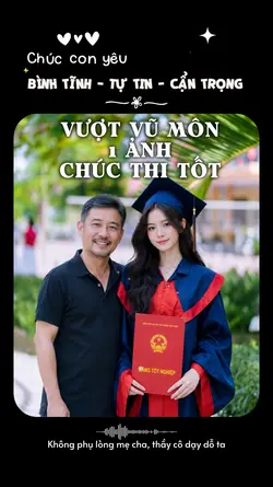 CHÚC CON THI TỐT