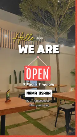 Hello We are open