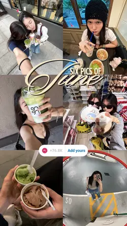Six pics of june