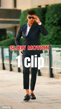 Walking slow motion