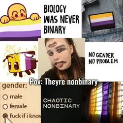 Girl and nonbinary 