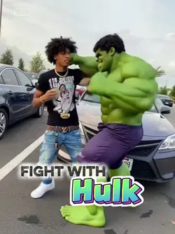 Fight with Hulk