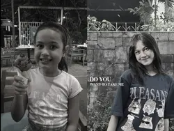 masa kecil dan skrg 