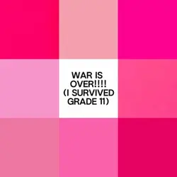 WAR IS OVER