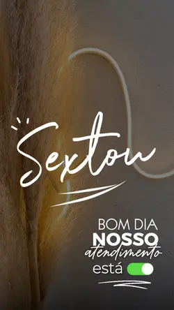Loja aberta Sextou
