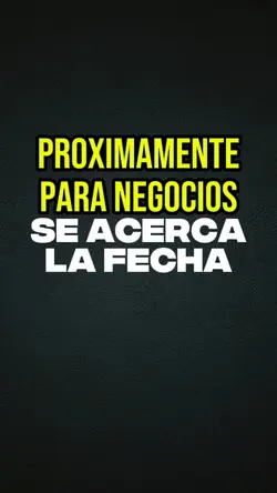 Proximamente negocio