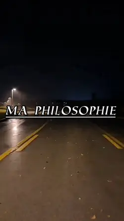 Ma philosophie